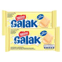 Kit 2 Chocolate Branco Nestlé Galak 80g Kit 2 Chocolate Branco Nestlé Galak 80g