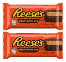 Kit 2 Chocolate com Pasta de Amendoim Reeses Chocolate Peanut Butter Cup 42G Kit 2 Chocolate com Pasta de Amendoim Reeses Chocolate Peanut Butter Cup 42G