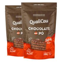 Kit 2 Chocolate em pó 50% Qualicau 200g Kit 2 Chocolate em pó 50% Qualicau 200g