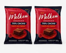 Kit 2 Chocolate em Pó Harald 70% Cacau 500g Sabor Marcante Profissional Intenso Kit 2 Chocolate em Pó Harald 70% Cacau 500g Sabor Marcante Profissional Intenso