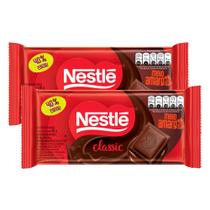 Kit 2 Chocolate Nestlé Classic Meio Amargo 80g
