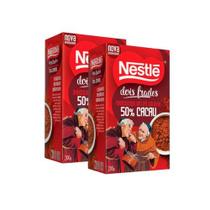 Kit 2 Chocolate Pó Solúvel Padre Nestlé 50% Cacau Saboroso