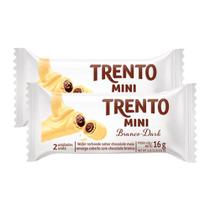 Kit 2 Chocolate Trento Mini Branco Dark 16g