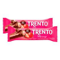 Kit 2 Chocolate Trento Morango 32g