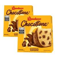 Kit 2 Chocottone Fermentação Natural Bauducco 800g Kit 2 Chocottone Fermentação Natural Bauducco 800g