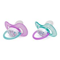 Kit 2 Chupeta Comfort Buba Tamanho 1 Noturna Unicórnio