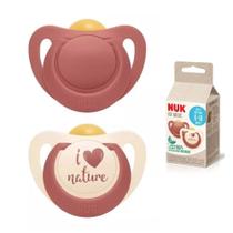 Kit 2 Chupetas 6 a 18 Meses NUK for Nature Latex S2