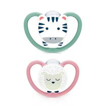 Kit 2 Chupetas Space Girl 6+ Meses Rosa - Nuk