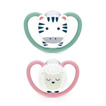 Kit 2 Chupetas Space Girl 6+ Meses Rosa - Nuk