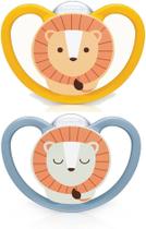 Kit 2 Chupetas Space Silicone 6 a 18 Meses NUK Bico Oral Fit S2