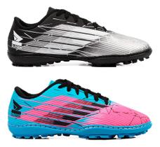 Kit 2 Chuteira Masculina Society Costurada Sintético Grama