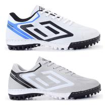 Kit 2 Chuteiras Society Adulto Graminha Costurada Resistente