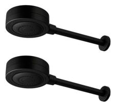Kit 2 Chuveiros Technoshower Parede 012048ce Dn15 1/2 Onix