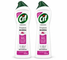 Kit 2 Cif Limpeza Multiuso Floral 450ml Desengordurante, Brilho e Higiene para Toda a Casa