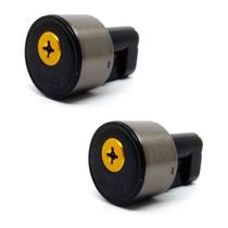 Kit 2 Cilindro Tambor Miolo Fechadura Tetra Aliança C-1200 3 Chave Kit 2 Cilindro Tambor Miolo Fechadura Tetra Aliança C-1200 3 Chave