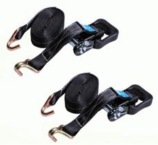 Kit 2 Cinta + Catraca 1,5ton - 6m - 35mm Caminhonete Picape