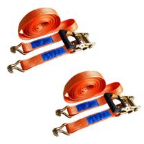 Kit 2 Cinta Catraca Amarração Carga Pesada 9M x 50MM 5000kg Kit 2 Cinta Catraca Amarração Carga Pesada 9M x 50MM 5000kg