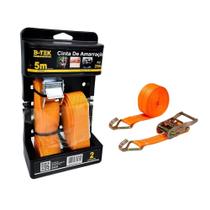 Kit 2 Cinta De Amarração De Carga reforçada Com Catraca 5M 250KG - KNF