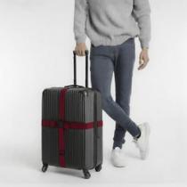 Kit 2 Cinta Elástica para Mala Fivela Ajustável Segurança Viagem Proteção Bagagem Fácil Uso Praticos