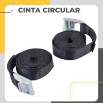 Kit 2 Cintas Circular Cargas Amarração Trava Rápida 400kg 3m