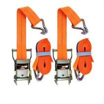 Kit 2 Cintas com Catraca para Amarração de Carga 1,5 Tonelada 9 Metros Muke Tools Kit 2 Cintas com Catraca para Amarração de Carga 1,5 Tonelada 9 Metros Muke Tools