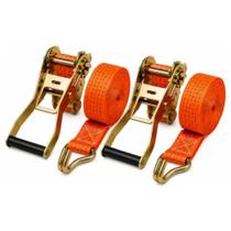 Kit 2 Cintas com Catraca para Amarração de Carga 5 Toneladas 9 Metros Muke Tools Kit 2 Cintas com Catraca para Amarração de Carga 5 Toneladas 9 Metros Muke Tools