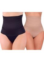 Kit 2 Cintas Modeladoras Cintura Alta Feminina Zero Barriga Elástico Modelador Reduz Medidas Kit 2 Cintas Modeladoras Cintura Alta Feminina Zero Barriga Elástico Modelador Reduz Medidas