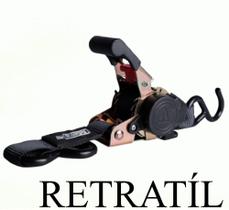 Kit 2 Cintas Retratil+ Catraca 800kg - 2m - 25mm - Picape