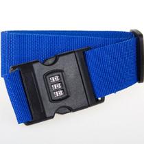 Kit 2 Cinto De Segurança Três Dígitos Fechadura Combinada Para Viagem Bagagem Mala 18C