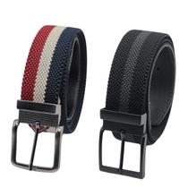Kit 2 Cinto Masculino Elástico Premium Dupla Face Fivela Removível Confortável 2 em 1 41000K2