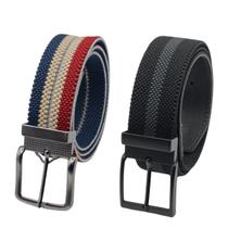 Kit 2 Cinto Masculino Elástico Premium Dupla Face Fivela Removível Confortável 2 em 1 41020K2