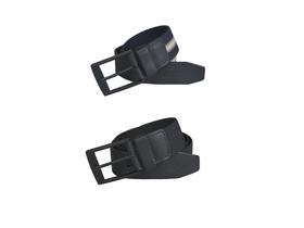 Kit 2 Cinto Masculino Esportivo Casual Em Elástico Ponteiras Em Couro