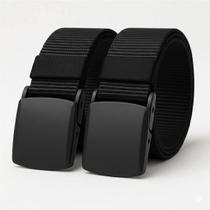 Kit 2 Cintos Antialérgico Fivela Engate Rápido Militar