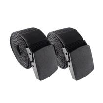 Kit 2 Cintos Fivela De Abs Engate Rapido Plus Size Air Soft