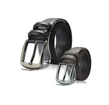Kit 2 Cintos Largo Masculino Em Couro Com Garantia 110, 120, 130
