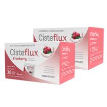 Kit 2 Cisteflux Cranberry Auxilia Sistema Imune 30 Saches 5g