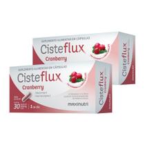 Kit 2 Cisteflux Cranberry Vitamina C Zinco 30 Cáps Maxinutri