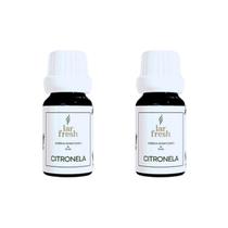 Kit 2 Citronela Anti Mosquitos Essencia Óleo Puro Lar Fresh 10ml