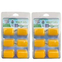 Kit 2 Clarificante finalizador Keepclor pastilha em gel 180g
