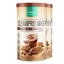 Kit 2 Clean Pro Whey Hidrolisado Cacau Nutrify 450G Kit 2 Clean Pro Whey Hidrolisado Cacau Nutrify 450G