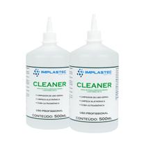 Kit 2 Cleaner Limpador E Desoxidante Limpeza Eletrônica 500ml - Implastec