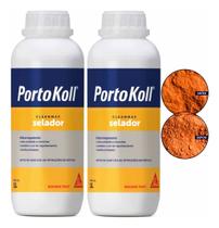 Kit 2 Cleanmax Selador Para Rejunte Portokoll 1l Base Água Kit 2 Cleanmax Selador Para Rejunte Portokoll 1l Base Água