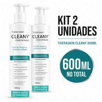 kIT 2 Cleany Theraskin Creme Facial 300ml Antioleosidade