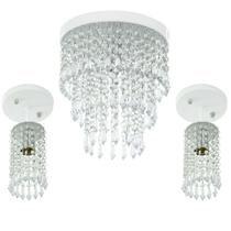 Kit 2 Clearcrillic + Lustre Manucrillic Branco