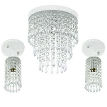 Kit 2 Clearcrillic + Lustre Manucrillic Branco