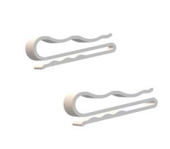 Kit 2 Clips Porta Óculos Veicular Suporte Quebra Sol Kit 2 Clips Porta Óculos Veicular Suporte Quebra Sol