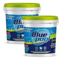 kit 2 Cloro piscina smart multiação 7,5kg bluepool