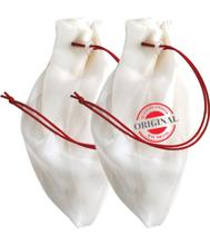 Kit 2 Coador de Voal Suco Verde Leite Vegetal e Lácteo Dessorador Coalhada Seca Iogurte Grego Detox Dieta Fermentados Kefir Alta Qualidade Pau-Brasil