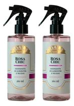Kit 2 Coala Odorizante De Ambientes E Tecidos Rosa Chic 260ml Kit 2 Coala Odorizante De Ambientes E Tecidos Rosa Chic 260ml