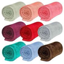 kit 2 Cobertor Manta Casal Padrão Anti Alérgico soft cores - ATACADO LINDA CASA